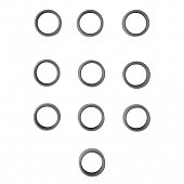 Motorola 32012144001 кольцо для маркировки, цвет серый (10 шт.)